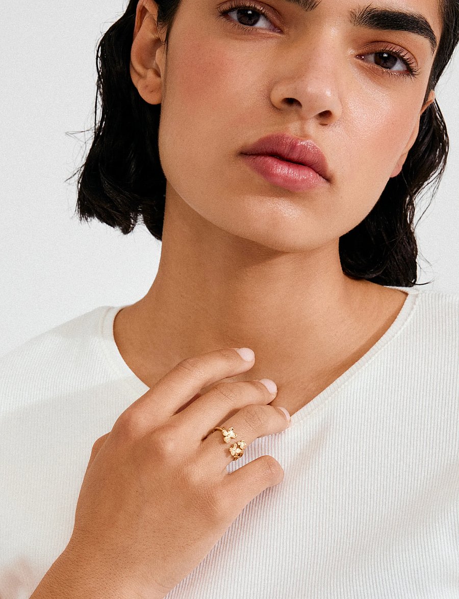Pilgrim - AJANI ring gold-plated - konfirmation - gold plated - 0