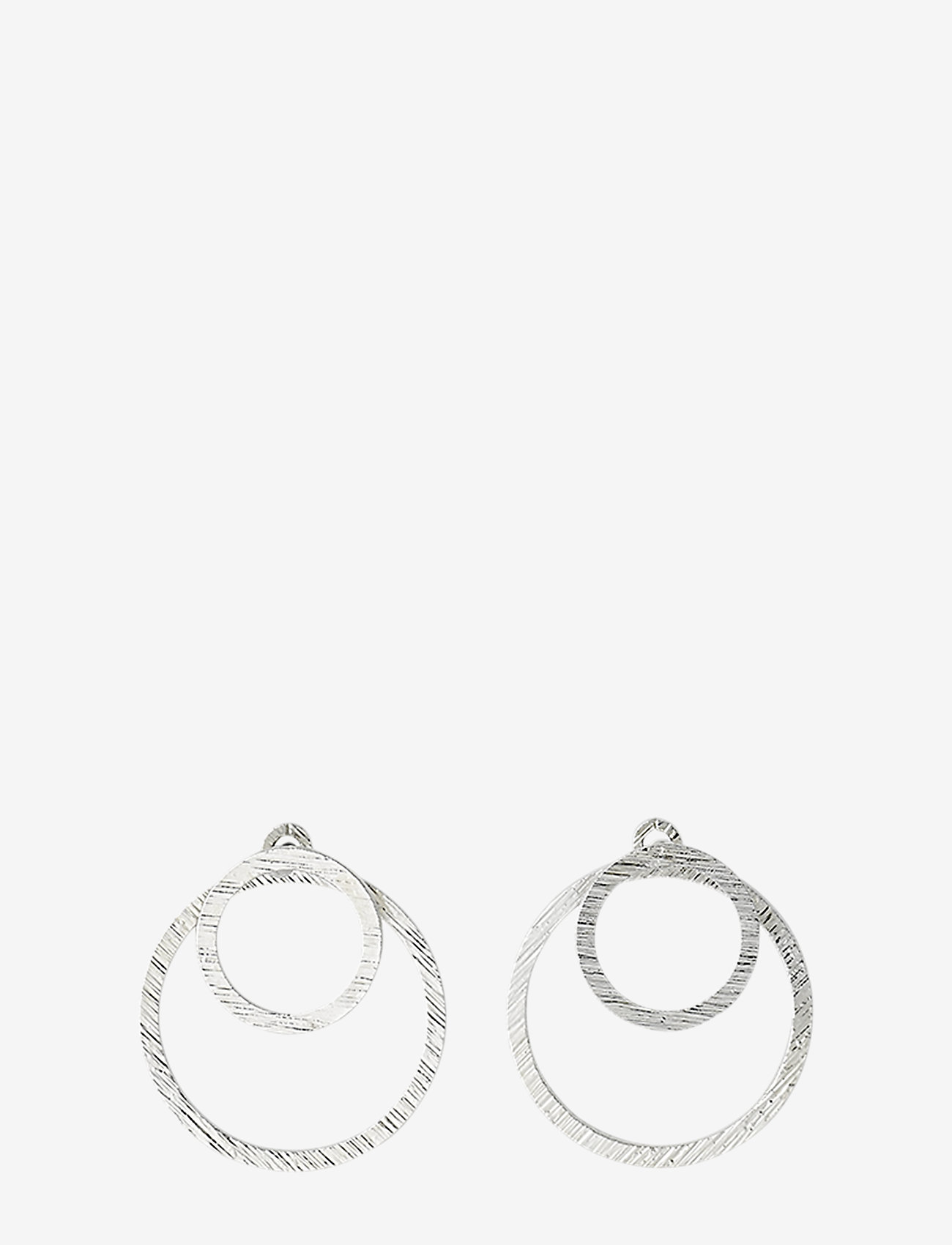 Pilgrim - ZOOEY recycled 2-in-1 earrings - hoops - silver plated - 0