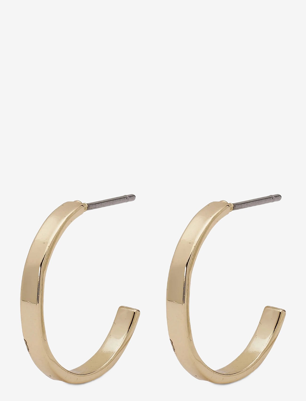 Pilgrim Bella Semi-Hoop Earrings Gold-Plated - Gold - ONE SIZE