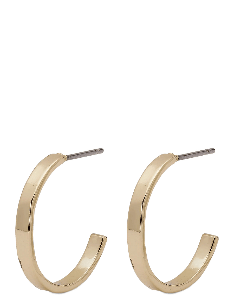 Pilgrim - BELLA semi-hoop earrings gold-plated - gold plated - 0
