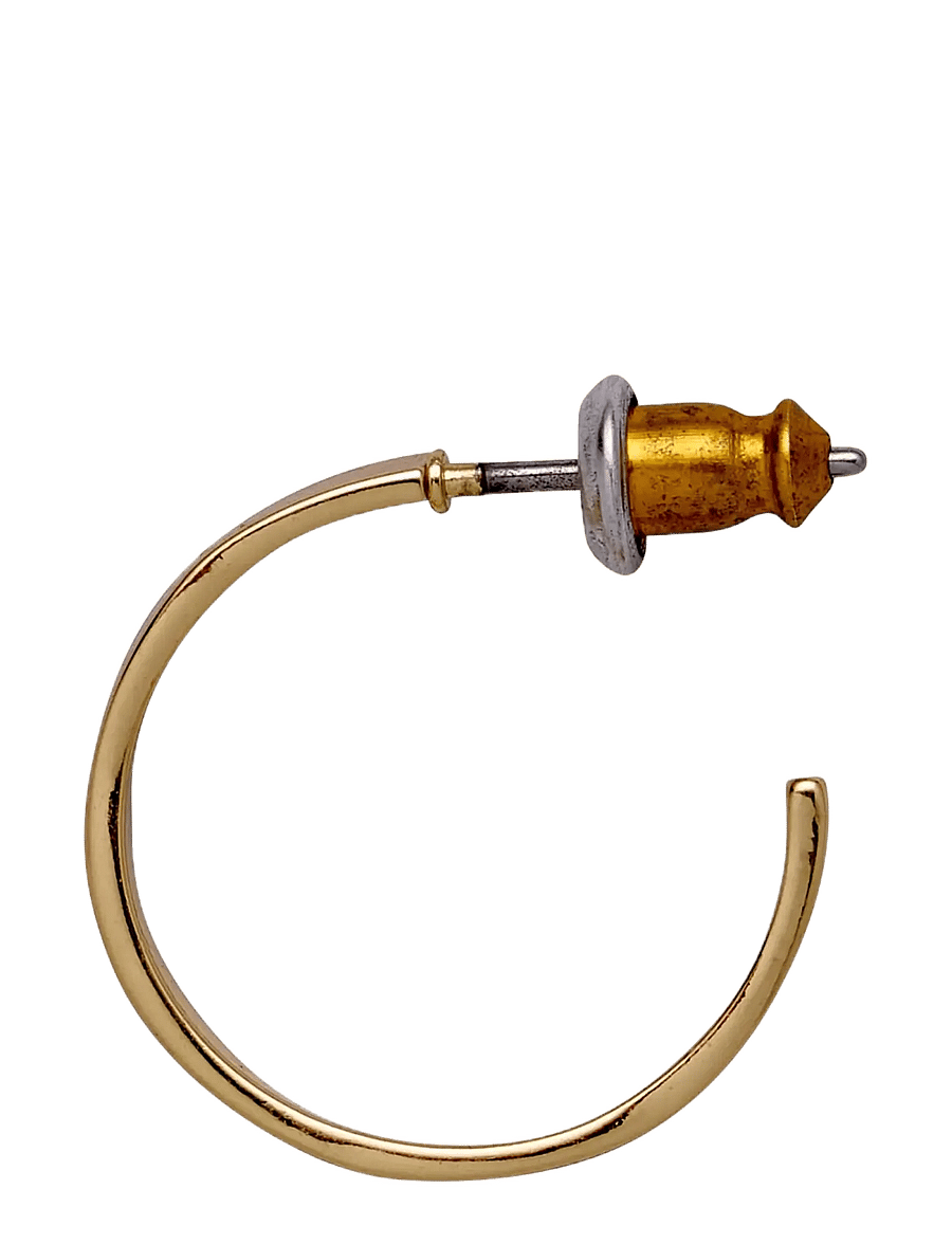 Pilgrim - BELLA semi-hoop earrings gold-plated - gold plated - 1