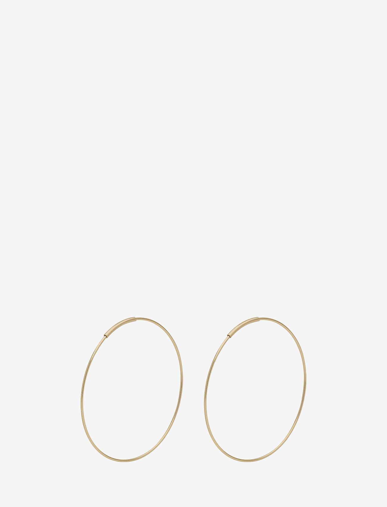 Pilgrim - RAQUEL x-large recycled hoop earrings - gold plated - 0