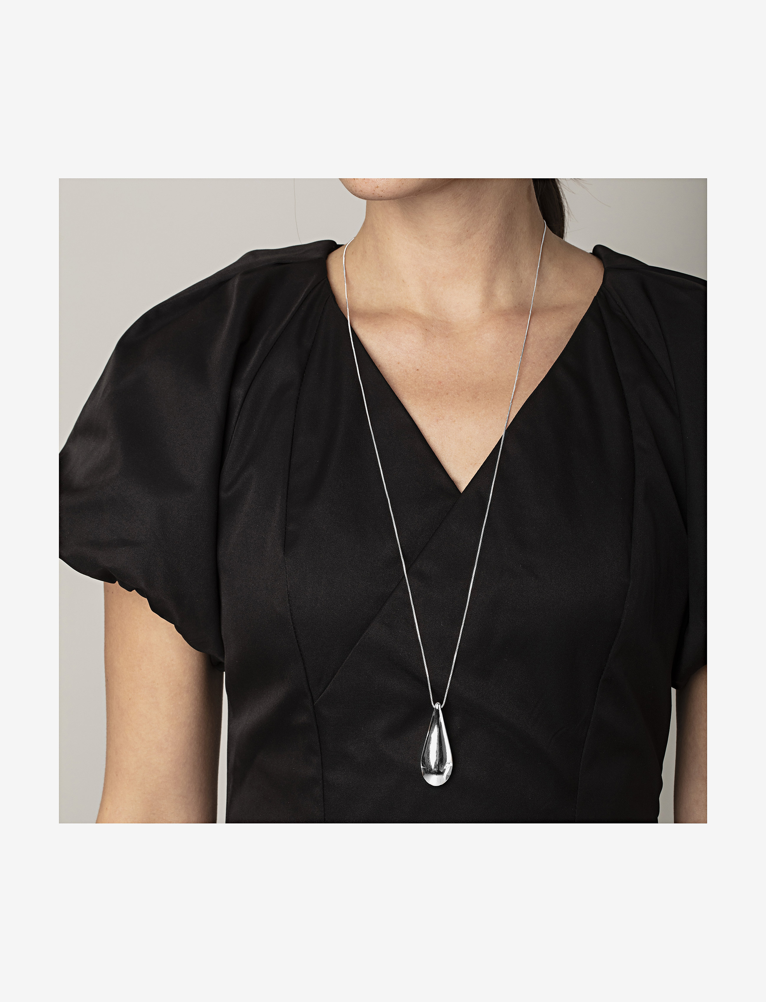 Pilgrim - ALMA recycled necklace - rippuvad kaelakeed - silver plated - 2