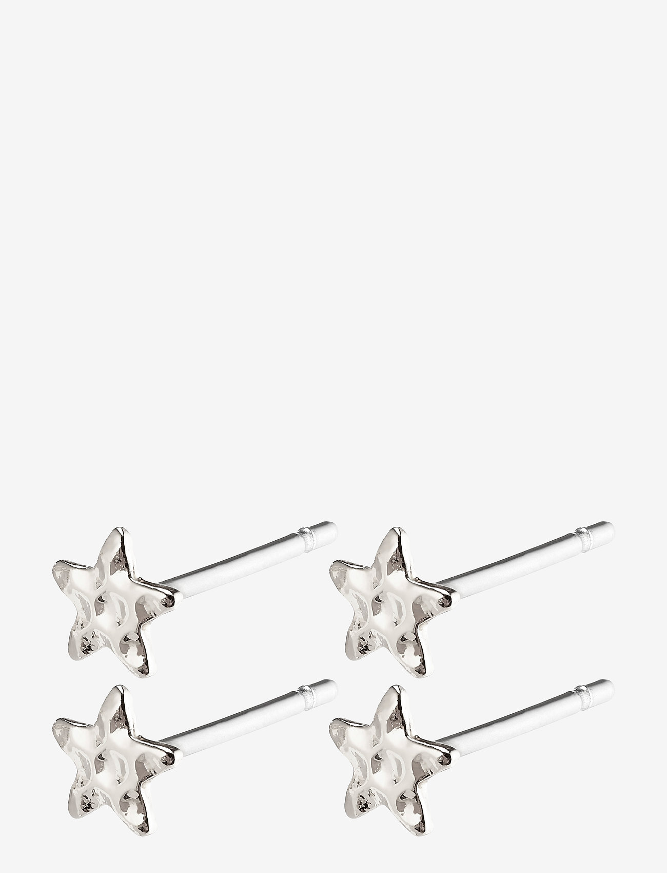 Pilgrim - REGINA star earrings silver plated - silver plated - 0