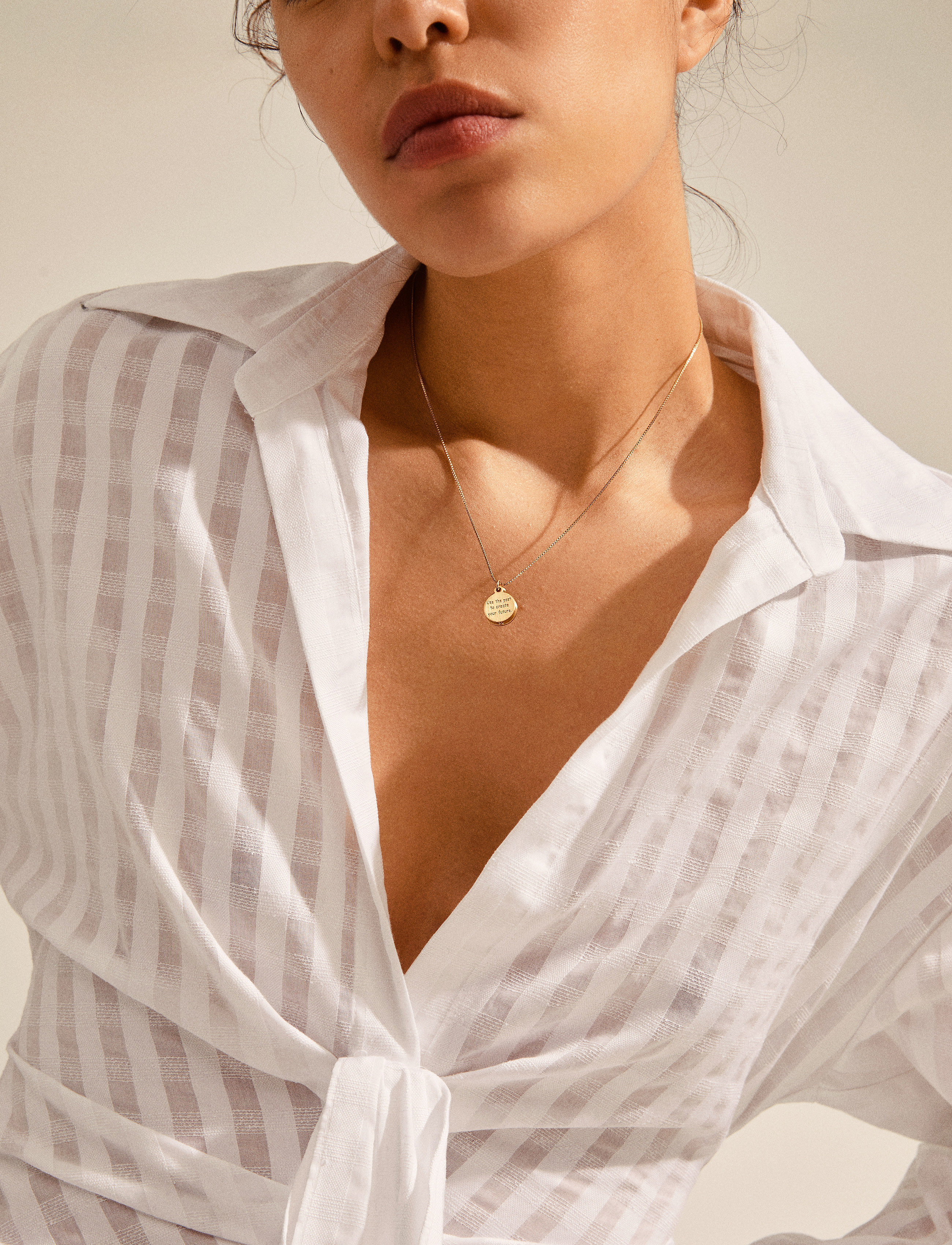 Pilgrim - CASEY coin pendant necklace 2-in-1 - gold plated - 5