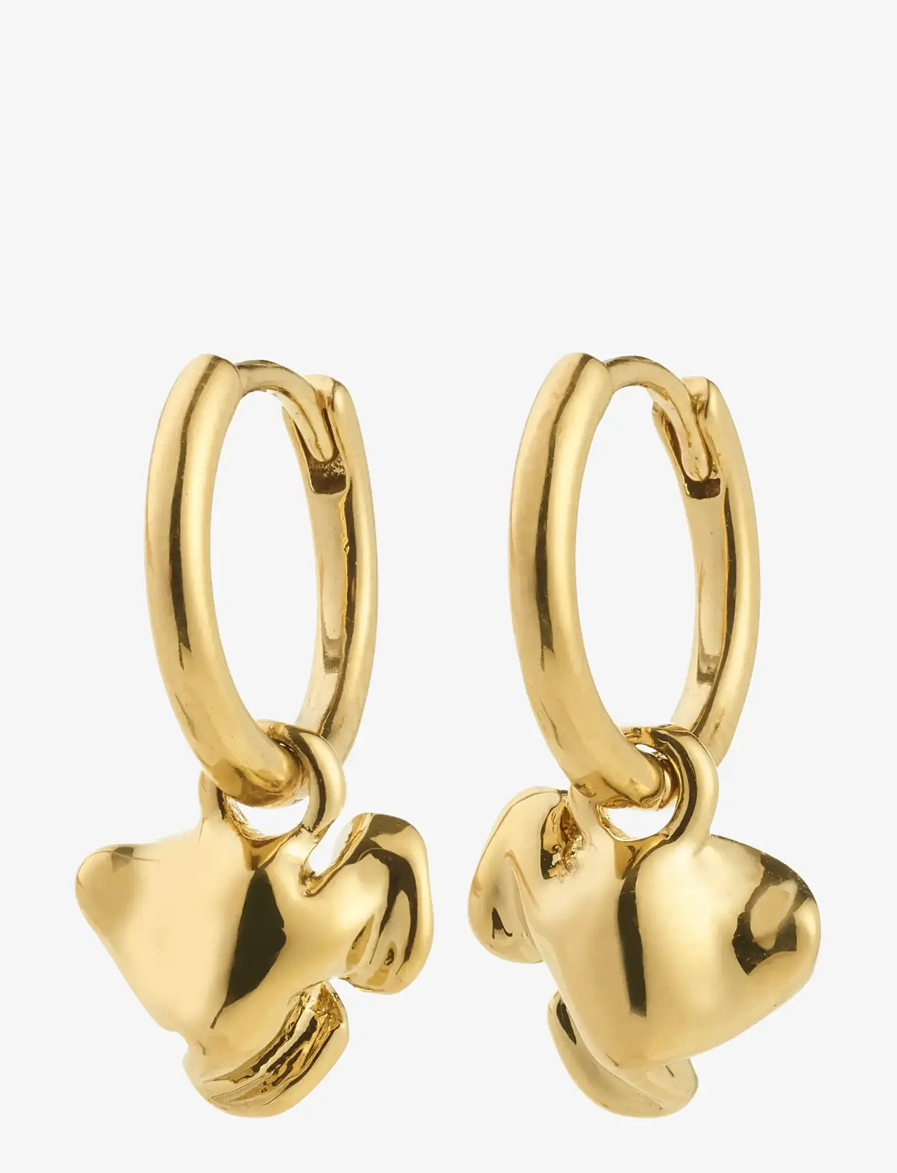 Pilgrim - LUIS earrings gold-plated - kreolen - gold plated - 1