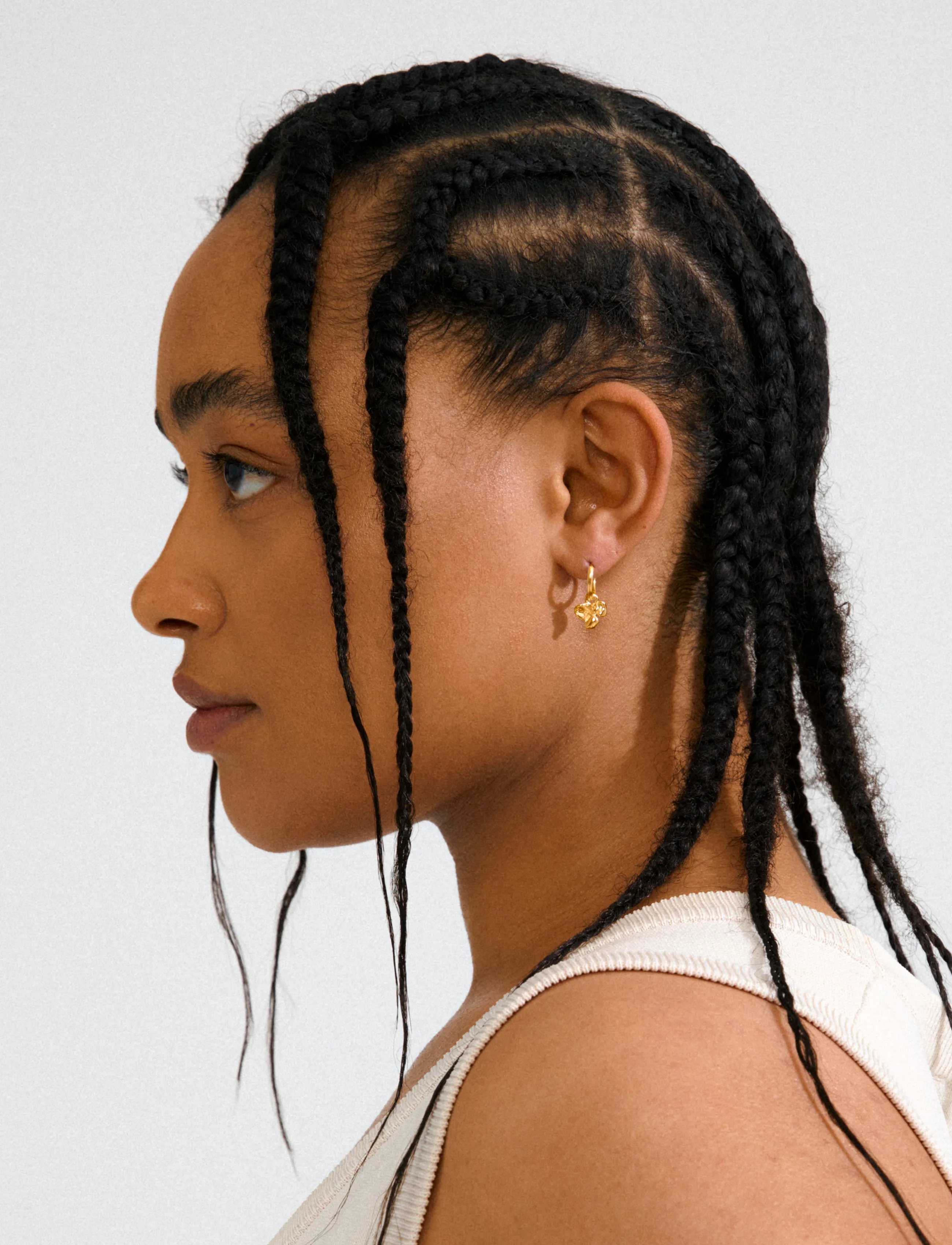 Pilgrim Luis Earrings Gold-Plated, Kvinder, Charm Creol Øreringe, Guld, Str: ONE SIZE