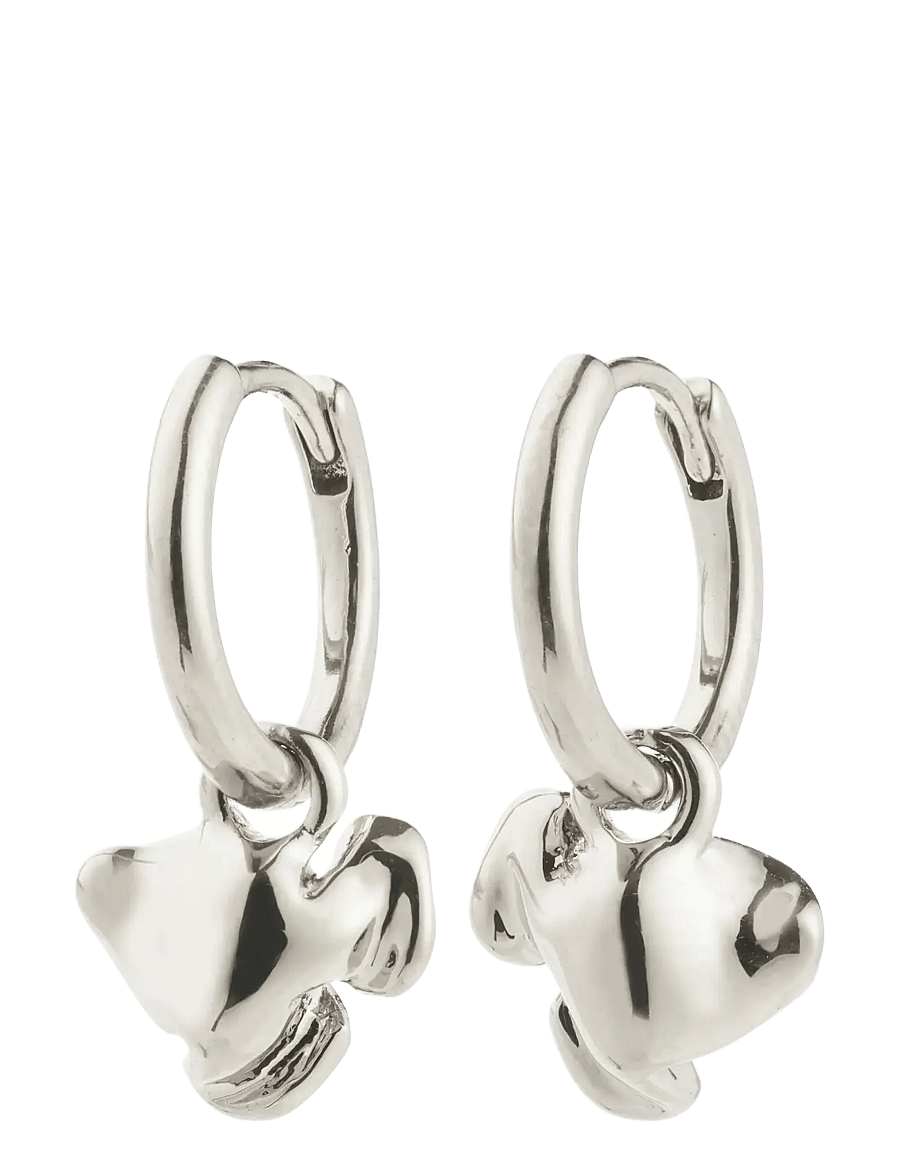 Pilgrim - LUIS earrings silver-plated - hoops - silver plated - 1
