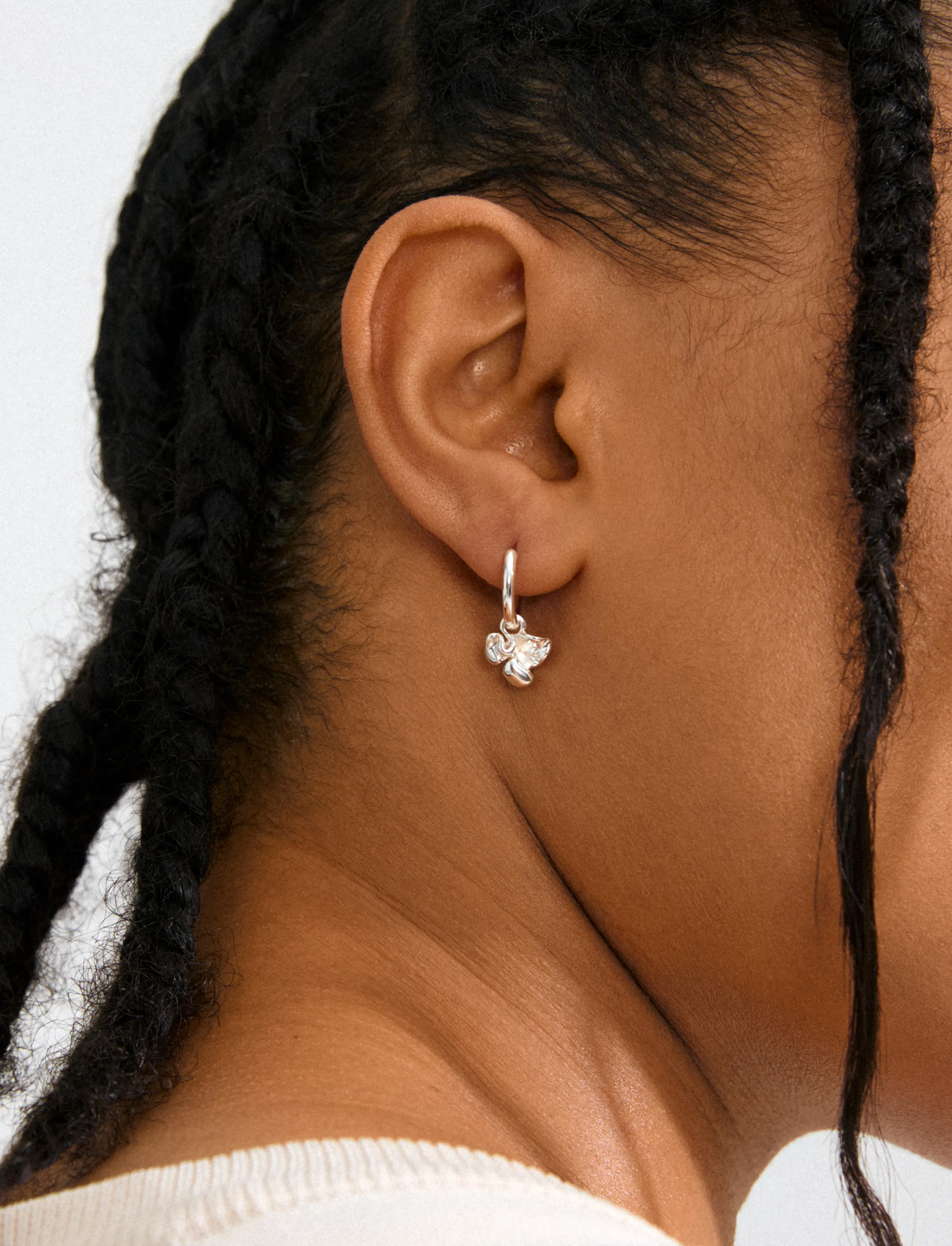 Pilgrim - LUIS earrings silver-plated - kreolen - silver plated - 2