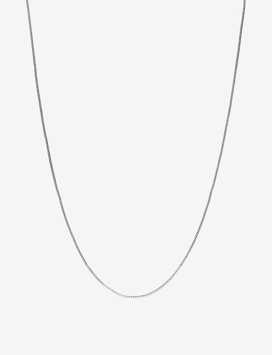 Pilgrim - NANCY necklace 60 cm - kedjehalsband - ox silver - 0