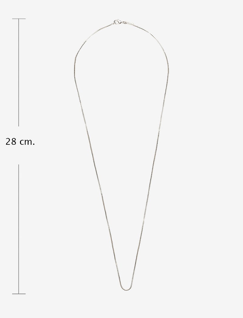 Pilgrim - NANCY necklace 60 cm - lenkekjeder - ox silver - 2