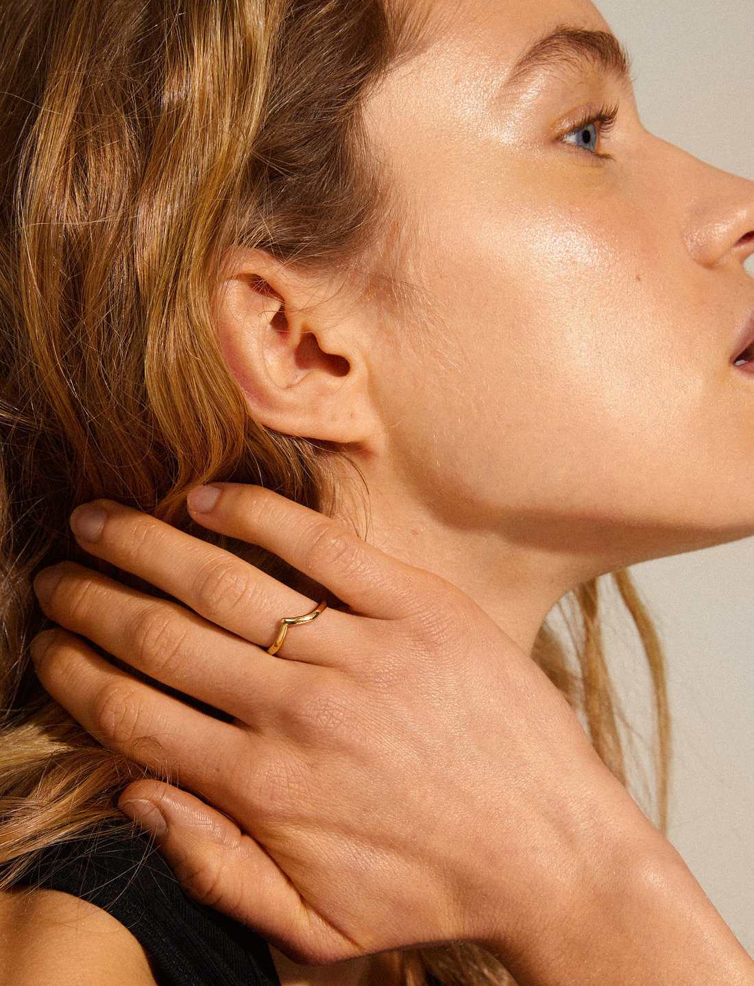 Pilgrim - LULU recycled stack ring - konfirmation - gold plated - 0