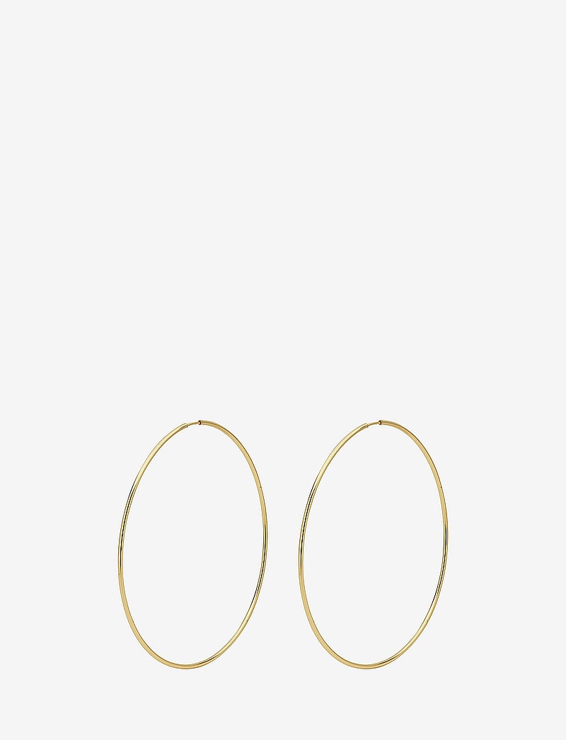 Pilgrim - SANNE X-large hoop earrings - riņķīši - gold plated - 1