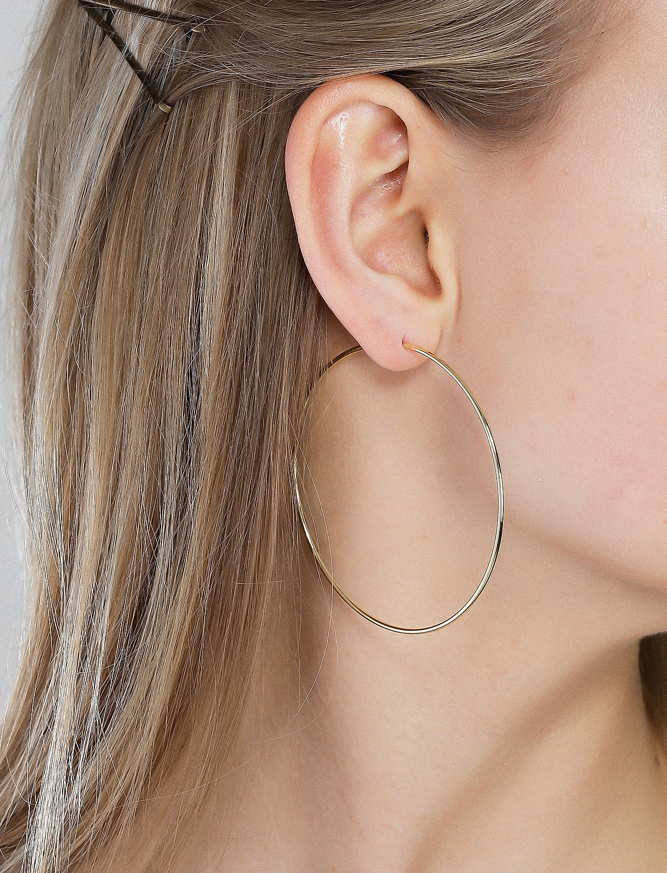 Pilgrim Sanne X-Large Hoop Earrings, One Size, Gold - Hoops, Frauen
