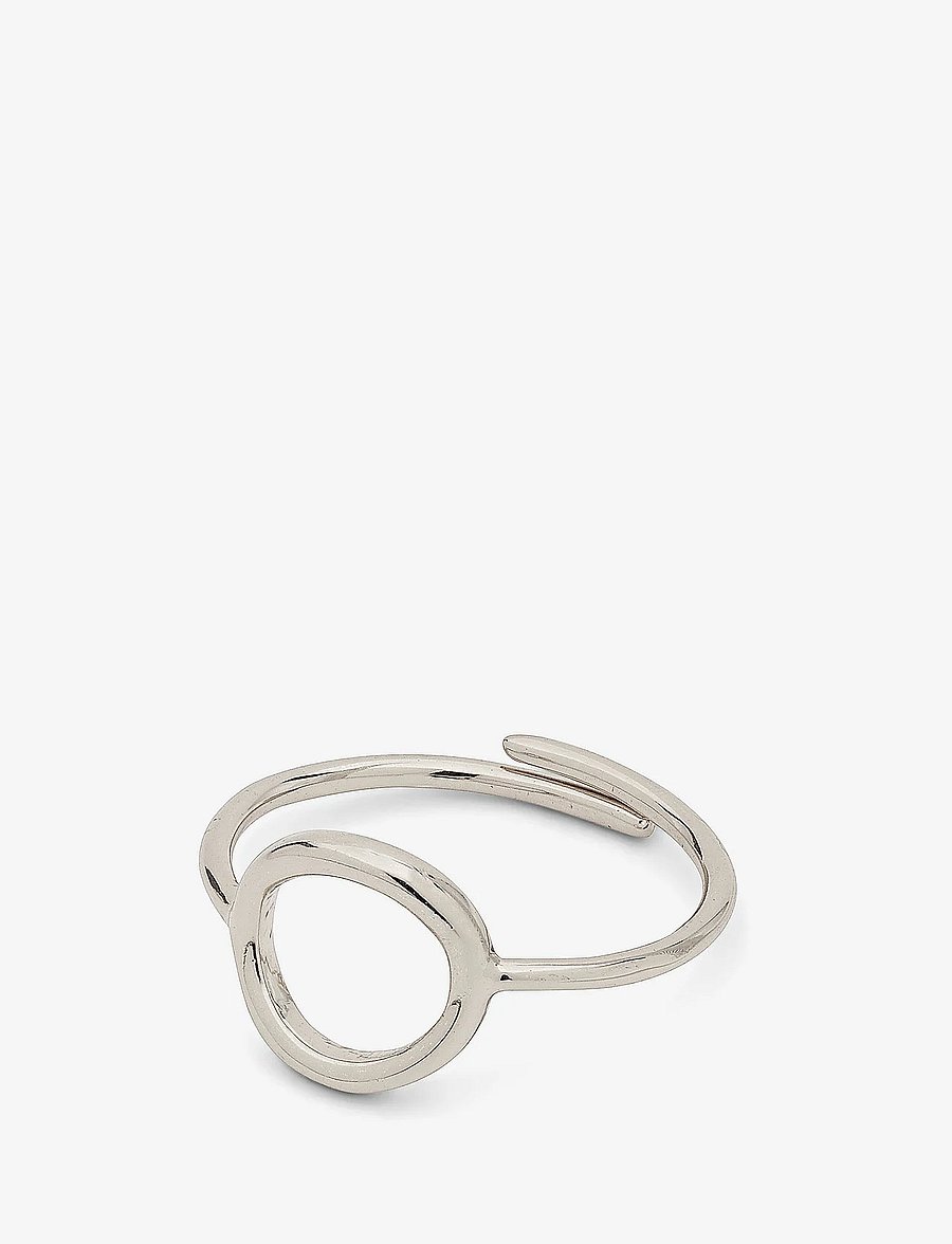 Pilgrim - LULU recycled stack ring - jewellry - silver plated - 1