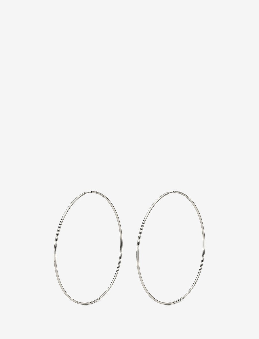 Pilgrim - SANNE X-large hoop earrings - hoops - silver plated - 1
