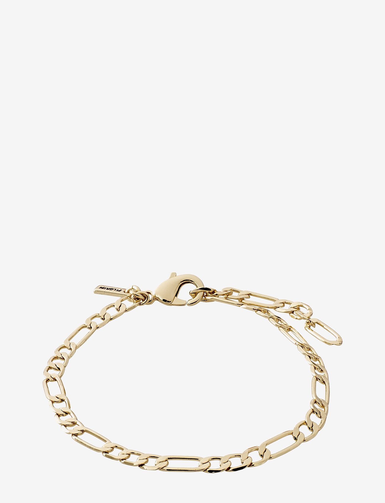 Pilgrim - DALE recycled open curb chain bracelet - käeketid - gold plated - 0