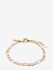 Pilgrim - DALE recycled open curb chain bracelet - kædearmbånd - gold plated - 0
