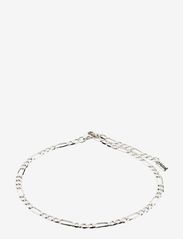 Pilgrim - DALE recycled open curb ankle chain - feestelijke kleding voor outlet-prijzen - silver plated - 0