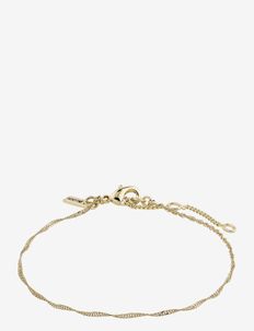 PERI twirl bracelet gold-plated, Pilgrim