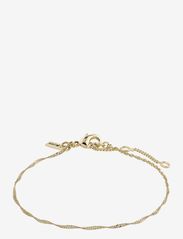 Pilgrim - PERI twirl bracelet gold-plated - Ķēžu rokassprādzes - gold plated - 0