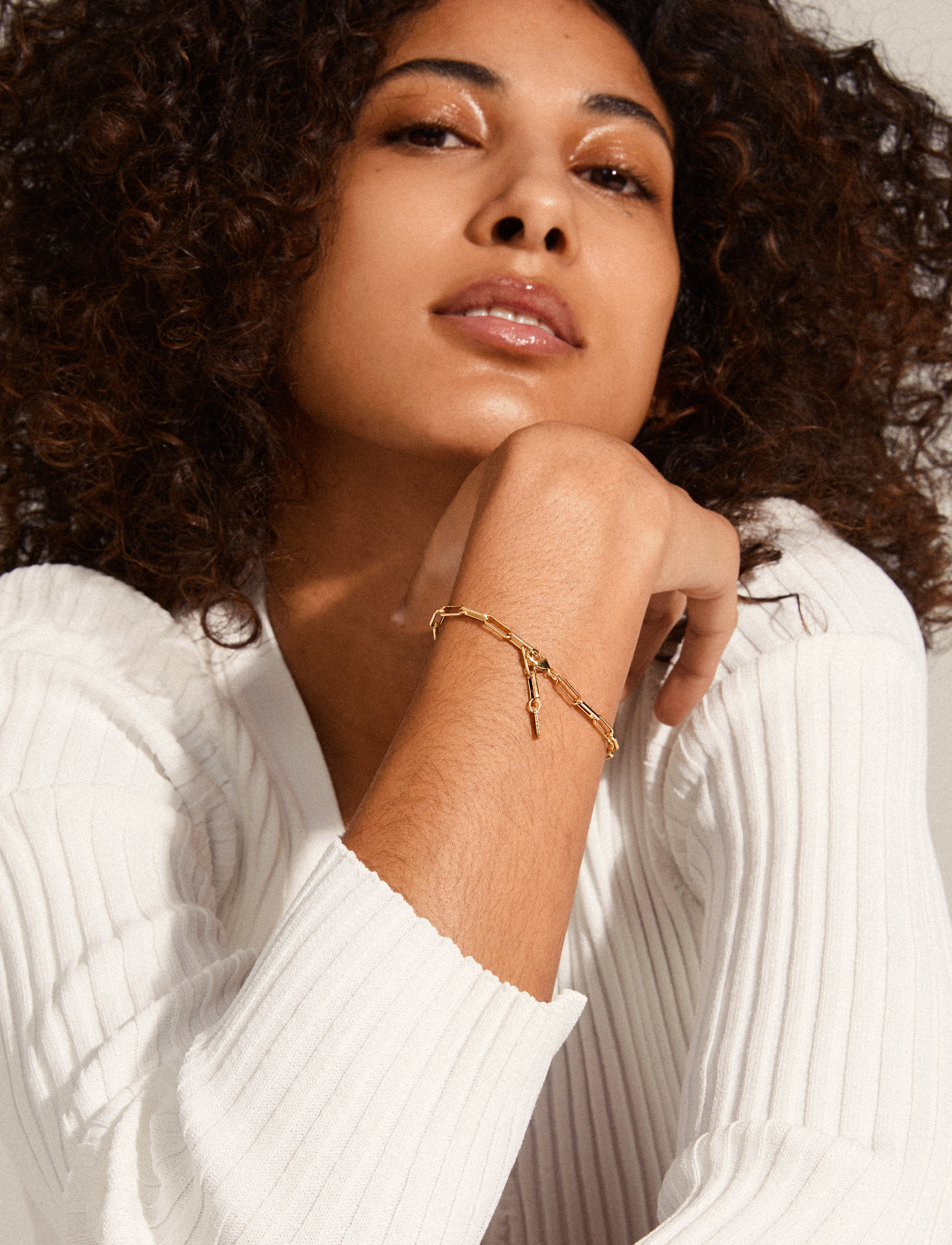 Pilgrim Ronja Bracelet, One Size, Bracelets, Gold - Chain Frauen