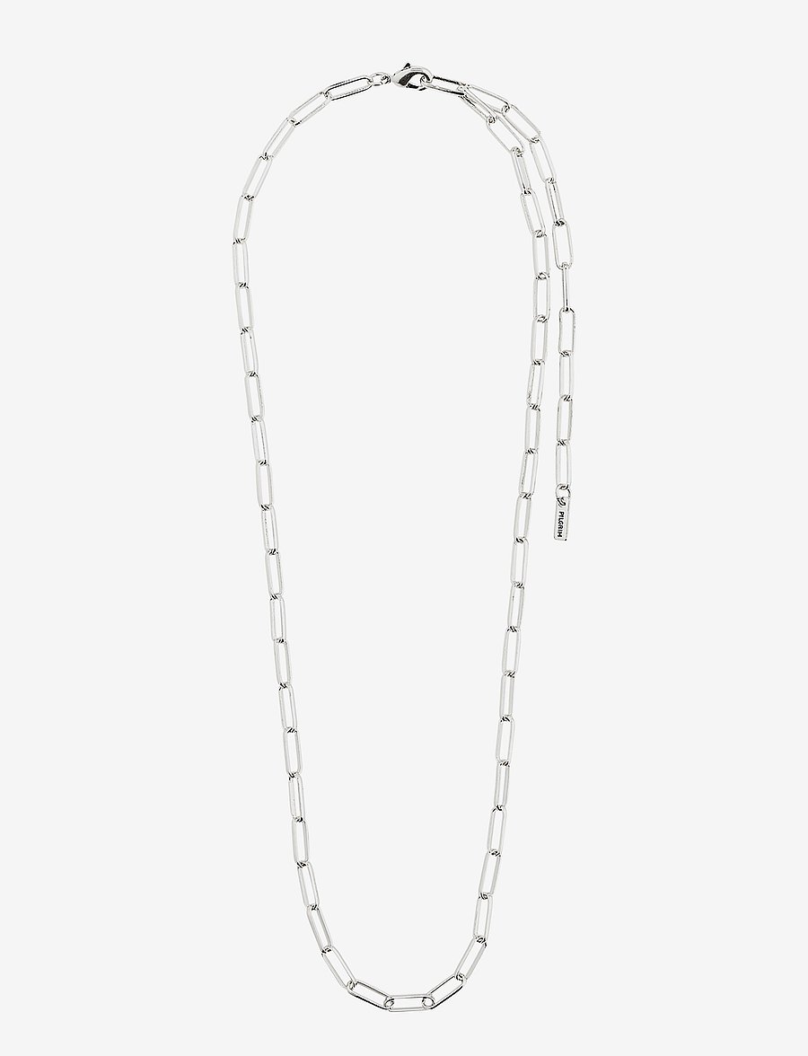 Pilgrim - RONJA recycled necklace - kedjehalsband - silver plated - 2