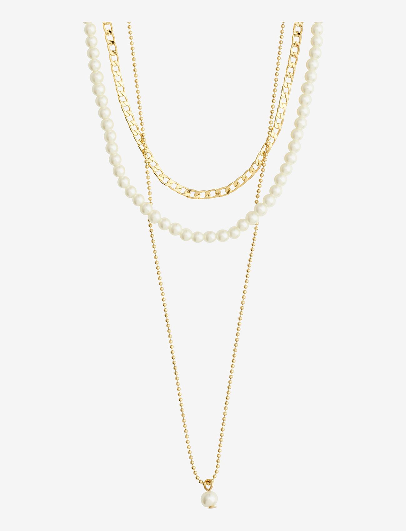 Pilgrim - BAKER necklace 3-in-1 set - gold plated - 0