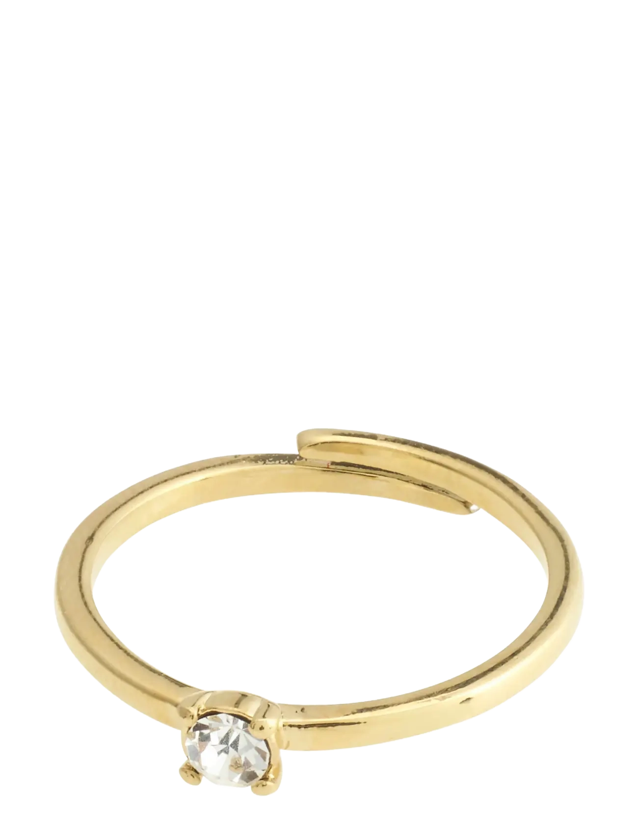 PILGRIM Lulu Crystal Stack Ring Gold-Plated Gold - One Size - Damen