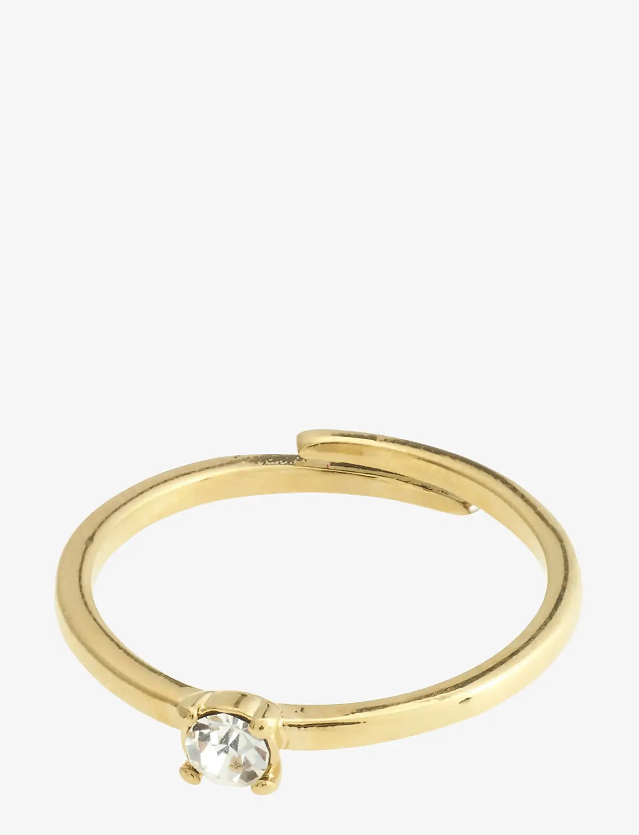 Pilgrim - LULU crystal stack ring gold-plated - rings - gold plated - 1