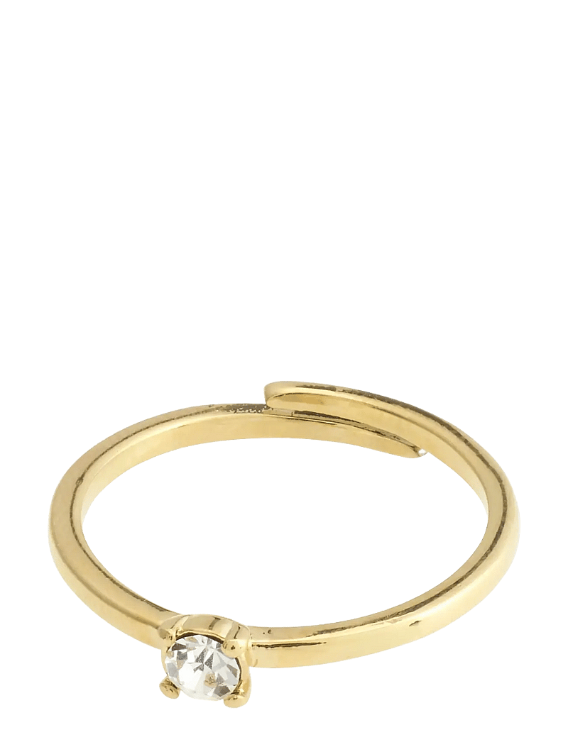 Pilgrim - LULU crystal stack ring gold-plated - rings - gold plated - 1