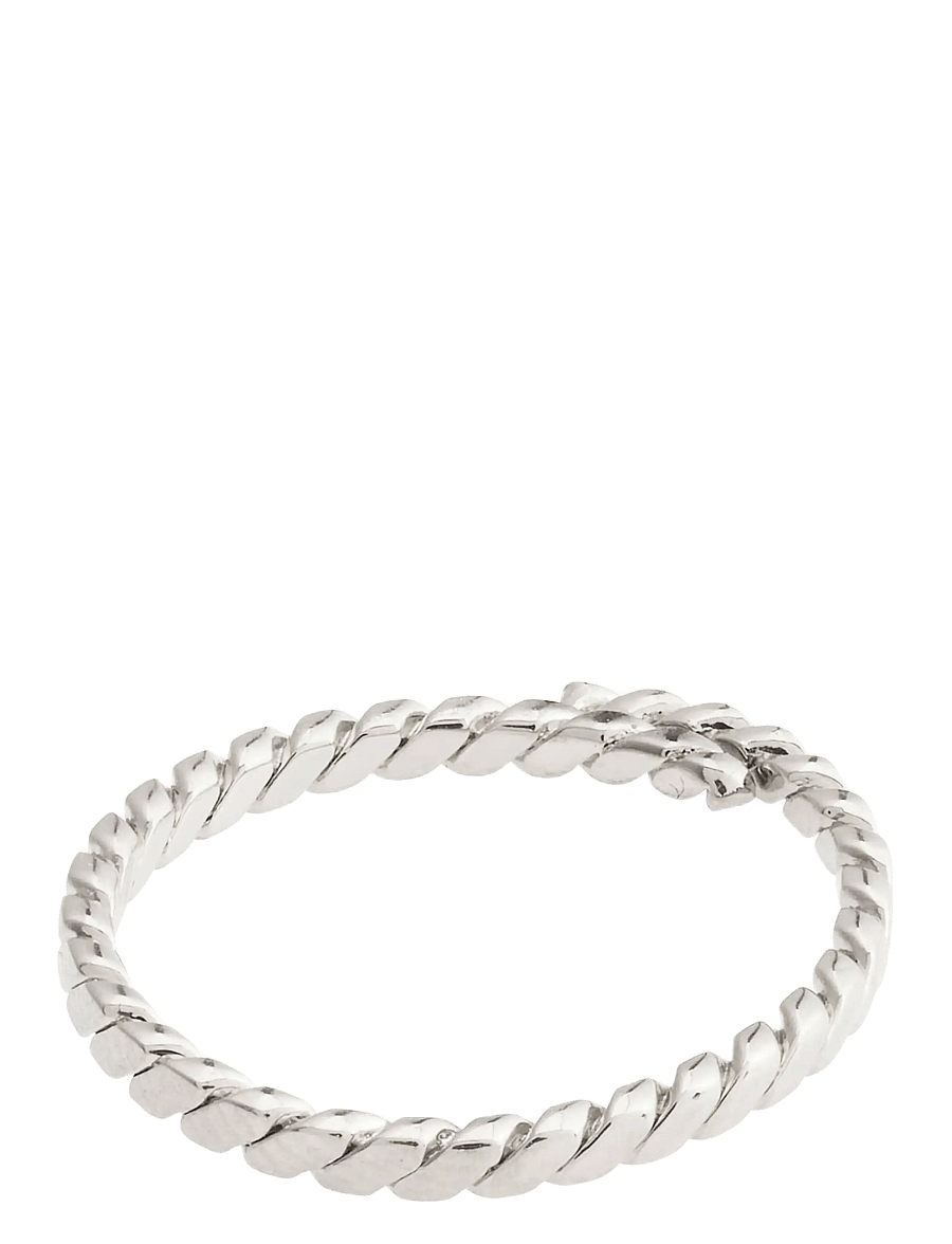 Pilgrim - LULU twisted stack ring silver-plated - silver plated - 1