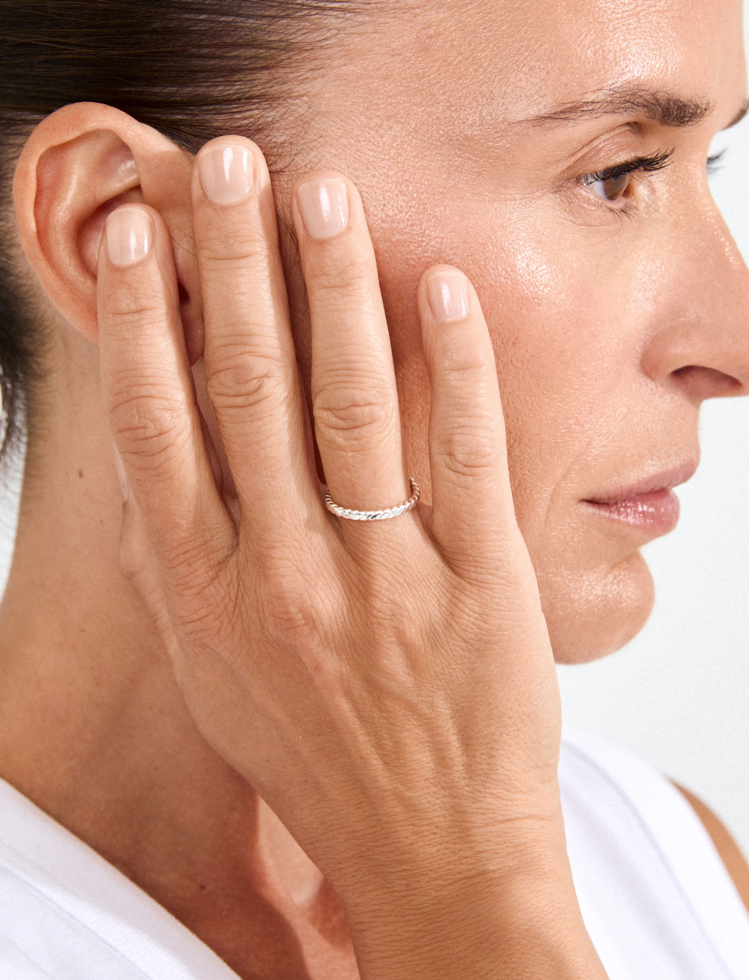 Pilgrim - LULU twisted stack ring silver-plated - silver plated - 3