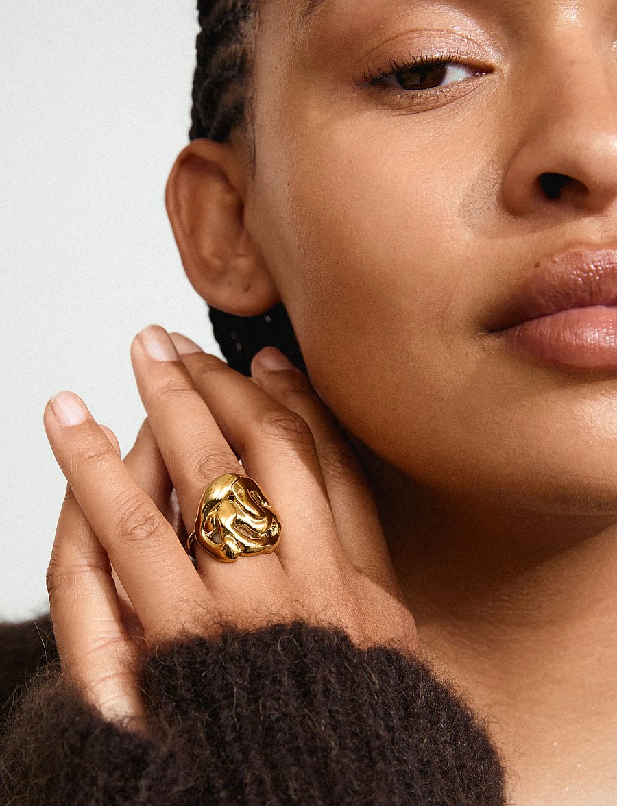Pilgrim - LUCA ring gold-plated - ringe - gold plated - 2