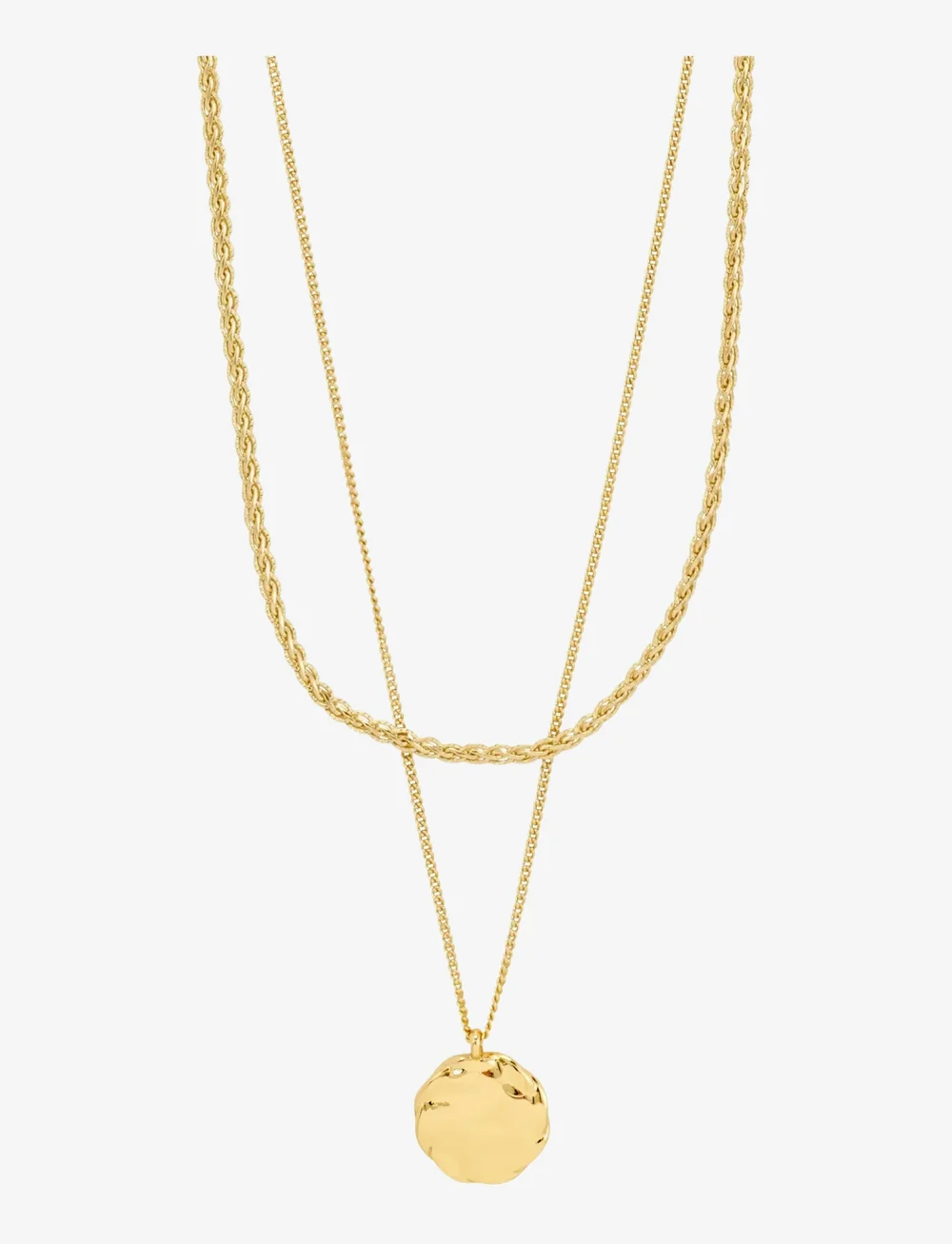 Pilgrim - DECLAN necklace 2-in-1 set, gold-plated - Ķēdītes - gold plated - 1