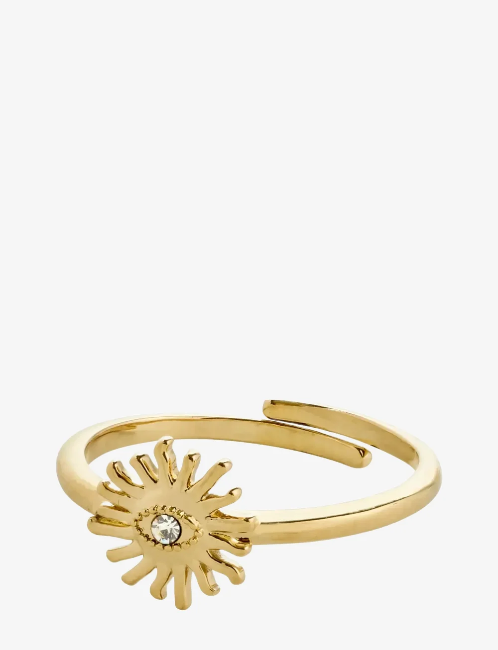 Pilgrim - LULU sun stack ring gold-plated - konfirmation - gold plated - 1