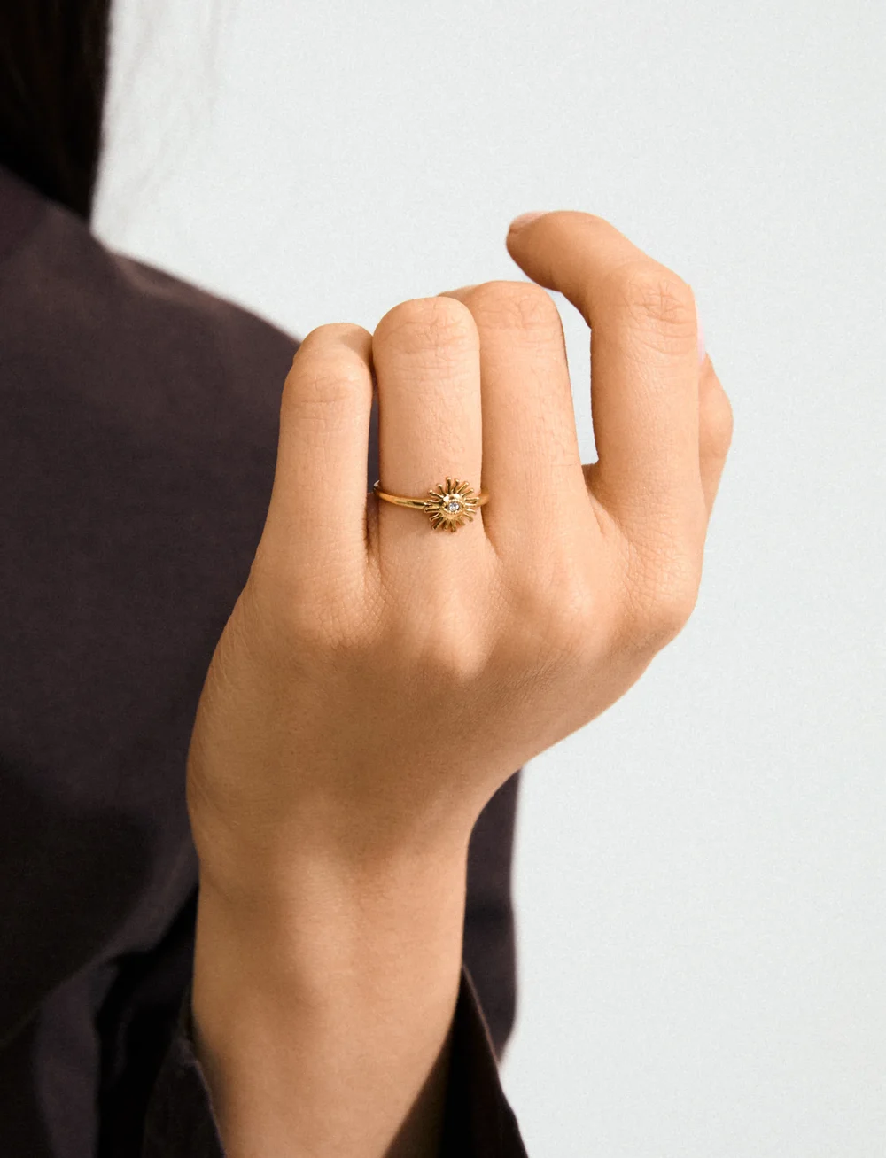 Pilgrim - LULU sun stack ring gold-plated - konfirmation - gold plated - 0