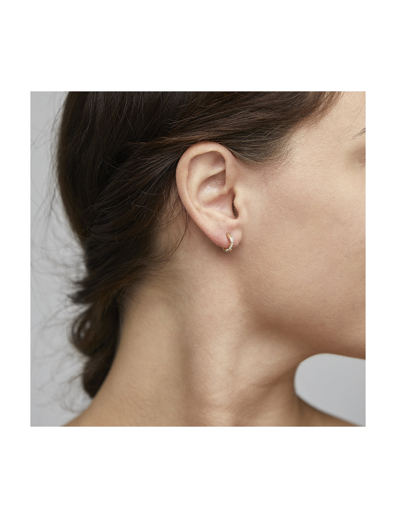 Pilgrim - Earrings : Anouk : Gold Plated : Crystal - gold plated - 1