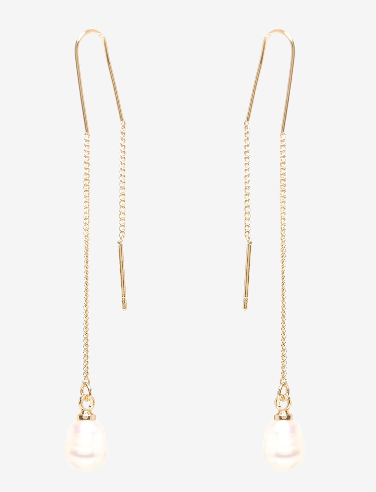 Pilgrim - CHLOE pearl earrings gold-plated - perleøreringe - gold plated - 0