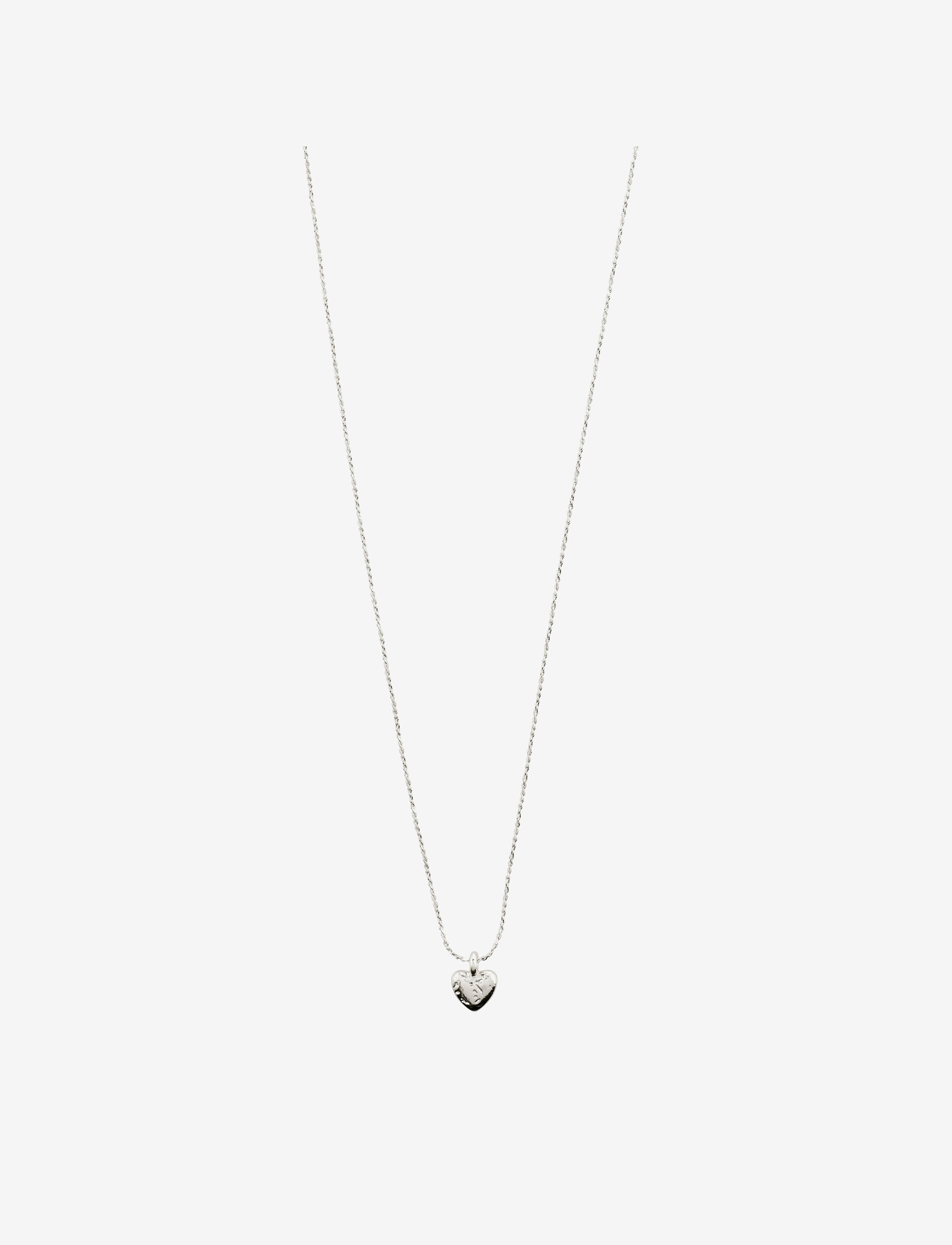 Pilgrim - JAYLA heart pendant necklace - silver plated - 1