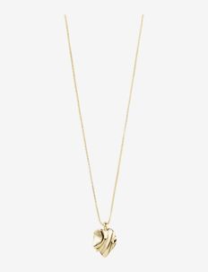 EM wavy pendant necklace gold-plated, Pilgrim