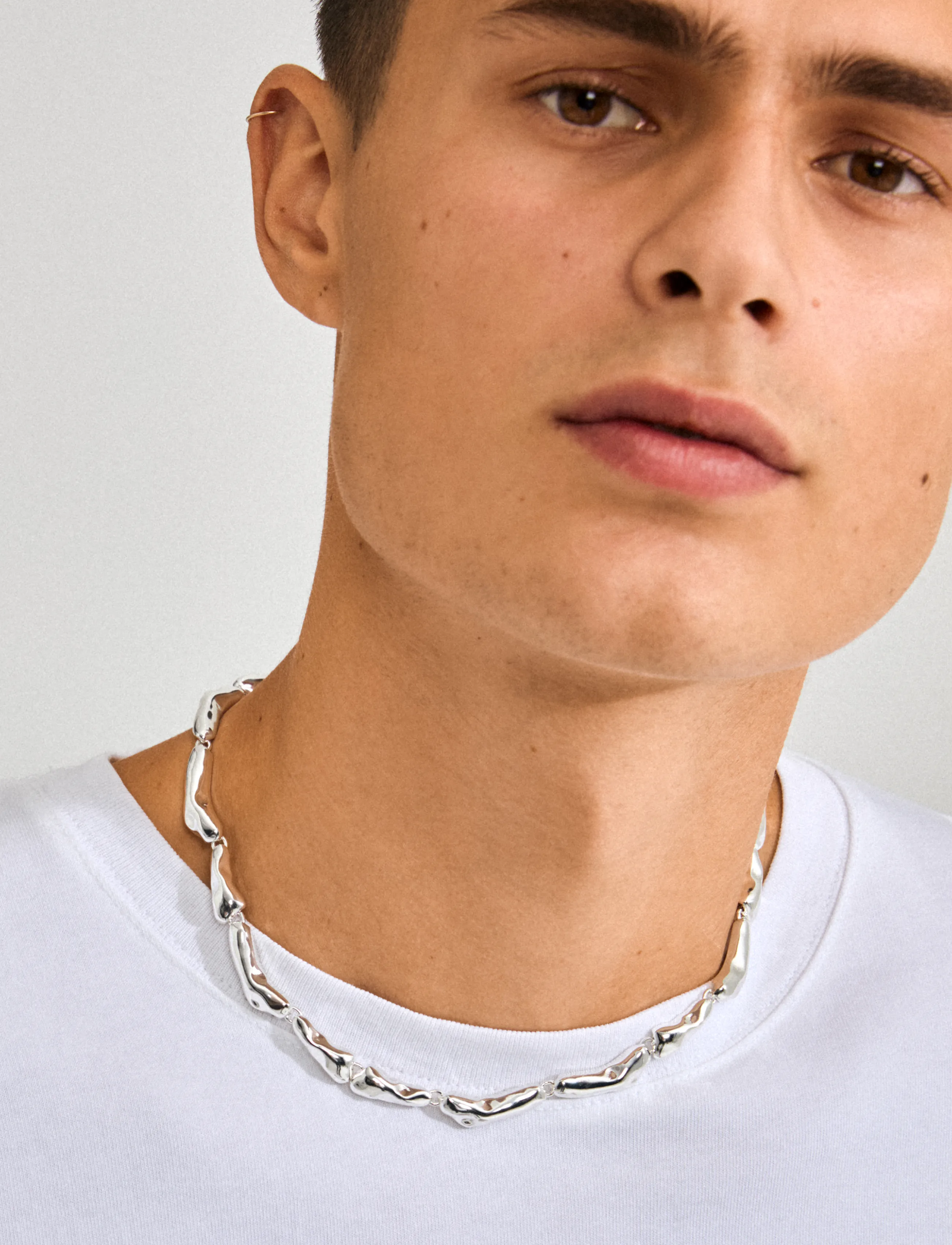 Pilgrim Harrison Necklace Silver-Plated, One Size, Silver, Halskæder > Statement-Halskæder, Dame