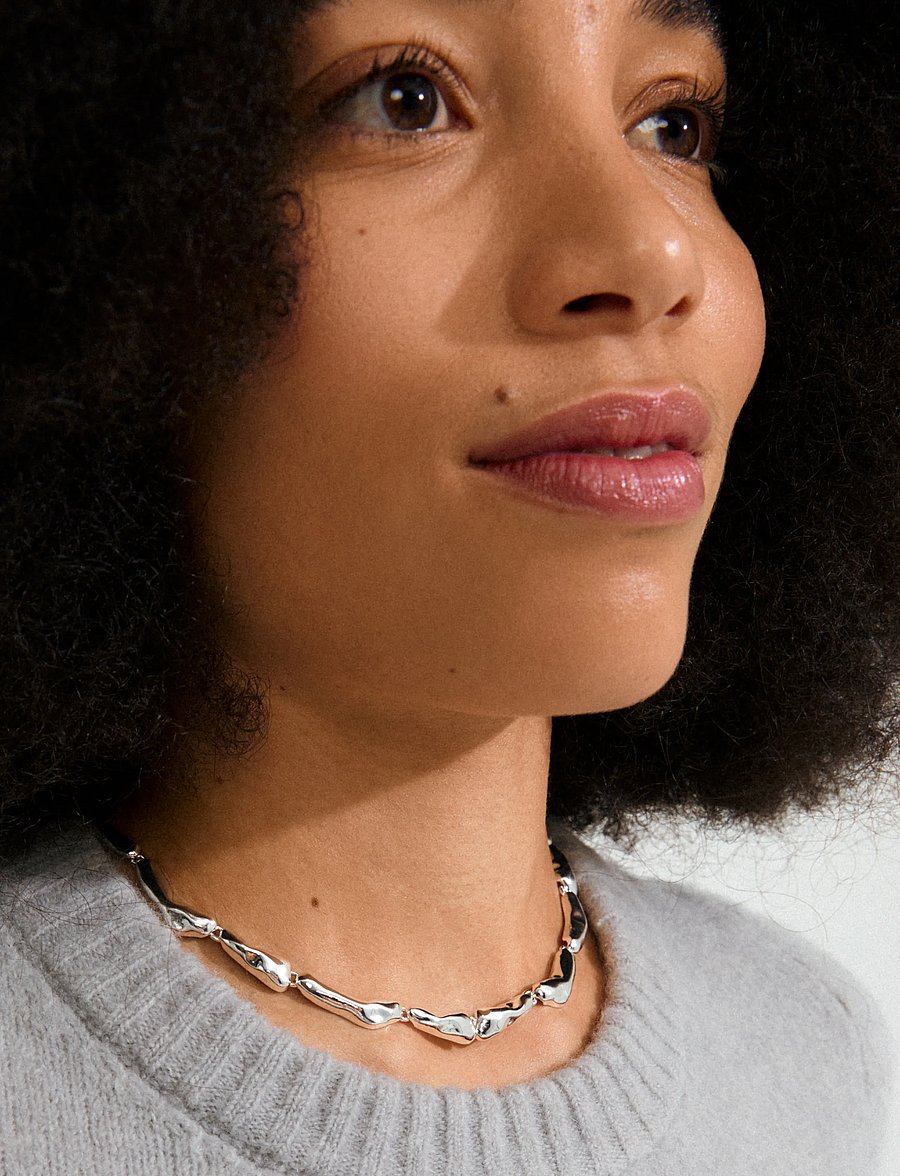 Pilgrim - HARRISON necklace silver-plated - kedjehalsband - silver plated - 3