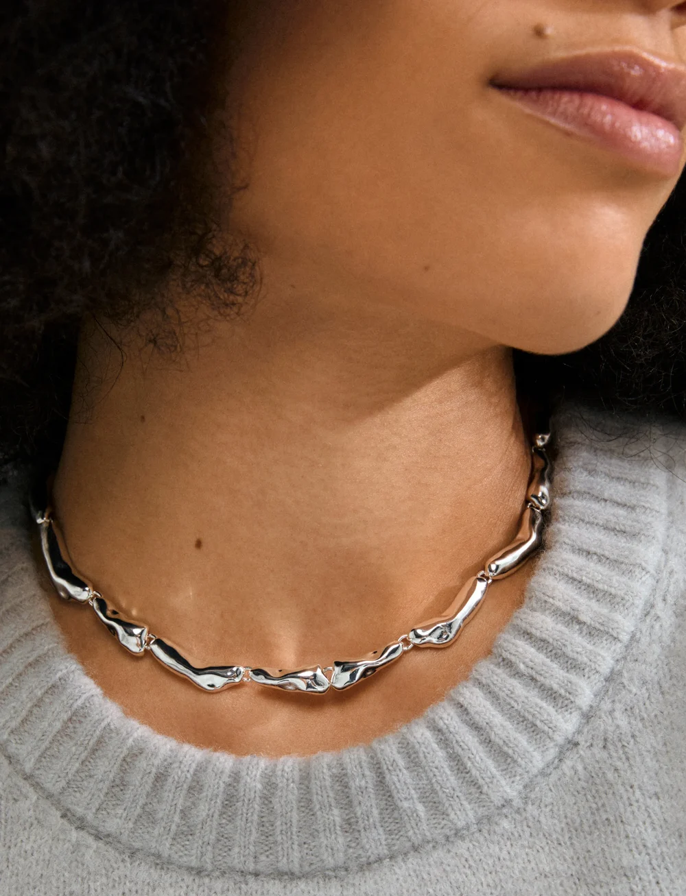 Pilgrim - HARRISON necklace silver-plated - statement-ketten - silver plated - 4