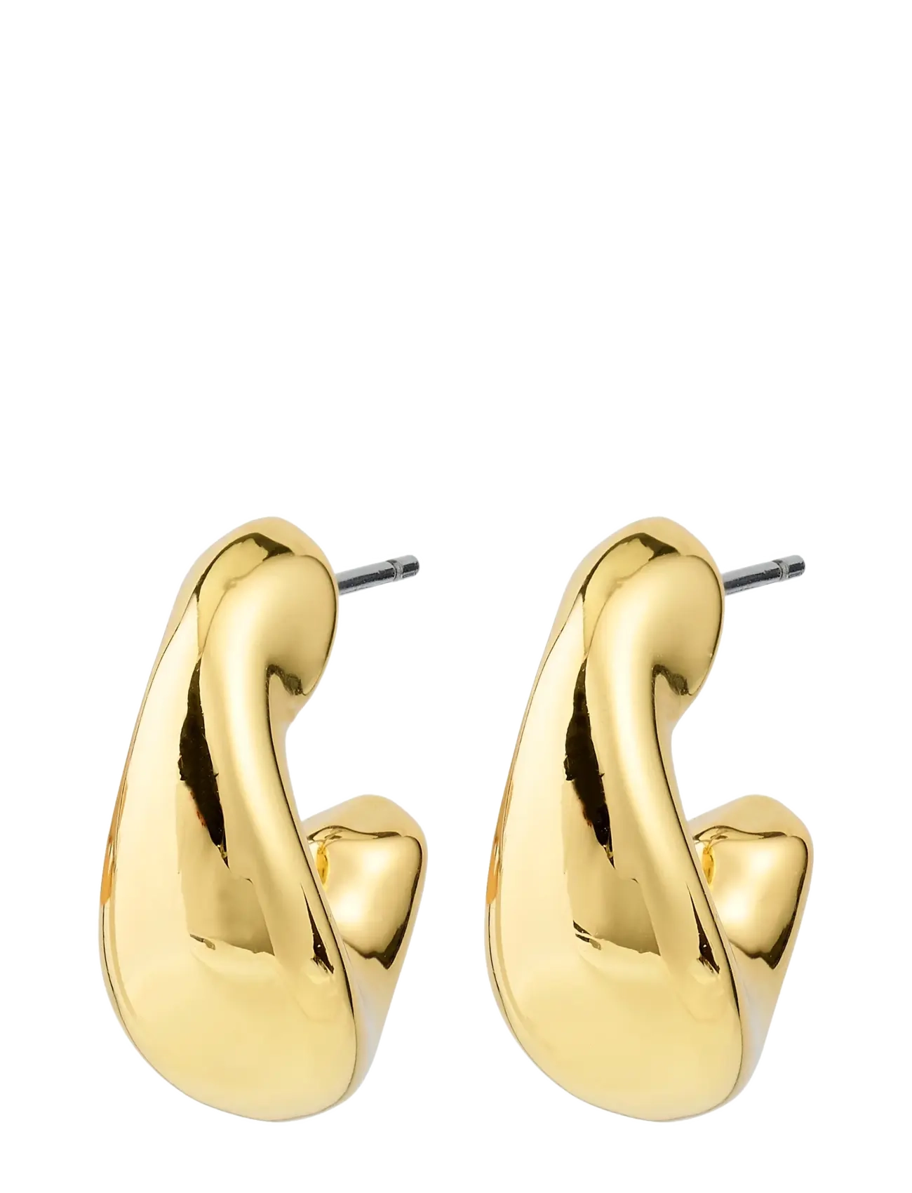 PILGRIM Jennings Hoop Ohrringe Gold-Plated Gold - One Size - Damen