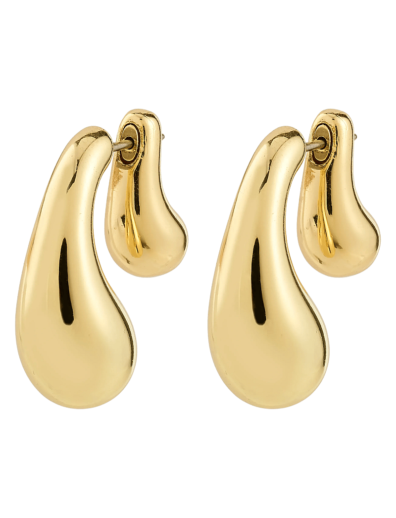 Pilgrim - JENNINGS earrings gold-plated - silmatorkavad kõrvarõngad - gold plated - 1