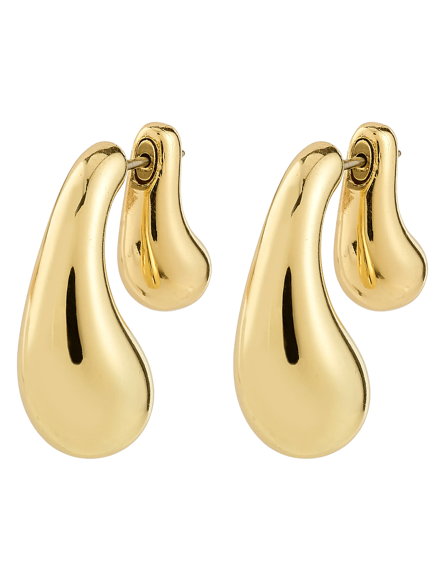 Pilgrim - JENNINGS earrings gold-plated - statement örhängen - gold plated - 1