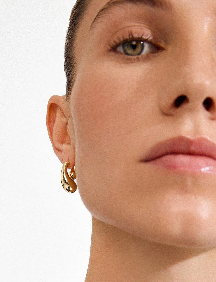 Pilgrim - JENNINGS earrings gold-plated - statement örhängen - gold plated - 2