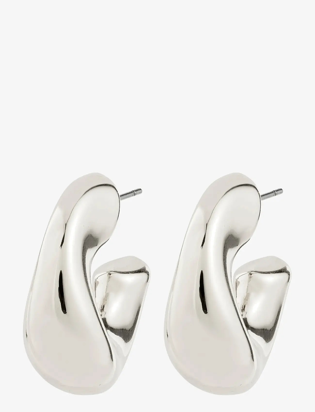 Pilgrim - JENNINGS hoop earrings silver-plated - kreolen - silver plated - 1