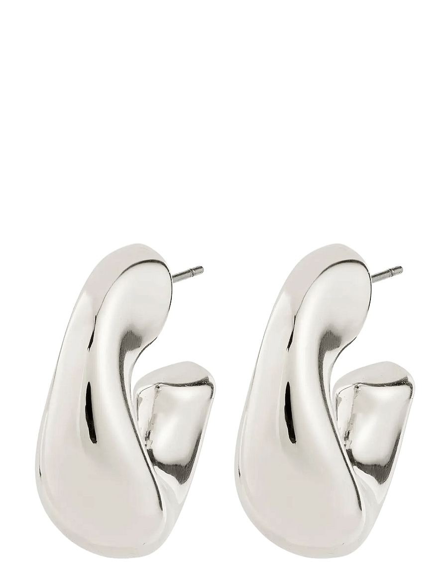 Pilgrim - JENNINGS hoop earrings silver-plated - hoops - silver plated - 1